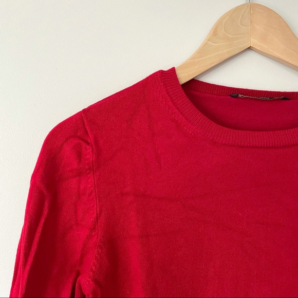 Stradivarius | 3/4 sleeve crewneck sweater, L - Picture 3 of 6